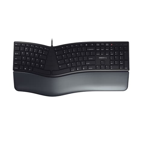 CHERRY KC 4500 ERGO - Keyboard - USB - QWERTY - English - black