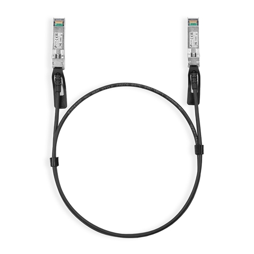 TP-Link TL-SM5220-1M V1 - 10GBase direct attach cable - SFP+ (M) to SFP+ (M) - 1 m - twinaxial - passive — image 1