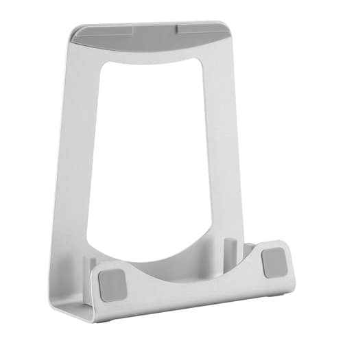 StarTech.com Laptop Stand, 2-in-1 Laptop Riser Stand or Vertical Stand, Ideal for Ultrabooks & MacBook Pro/Air up to 15", Ergonomic Angled Notebook Holder for Office Desk, Silver, Aluminum - Elevated Laptop Stand - Notebook stand - desktop - 11" - 15" - silver