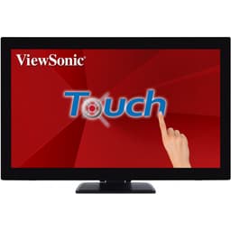 ViewSonic TD2760 - LED monitor - 27" - touchscreen - 1920 x 1080 Full HD (1080p) @ 60 Hz - MVA - 230 cd/m� - 3000:1 - 12 ms - HDMI, VGA, DisplayPort - speakers