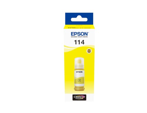 Epson 114 - 70 ml - yellow - original - ink refill - for EcoTank ET-8500, ET-8550