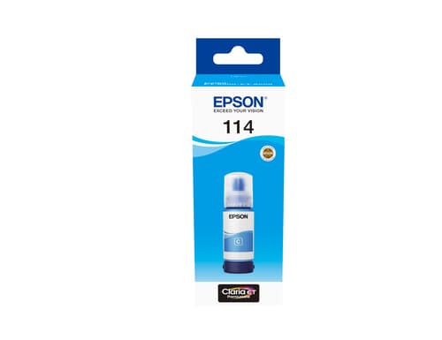 Epson 114 - 70 ml - cyan - original - ink refill - for EcoTank ET-8500, ET-8550