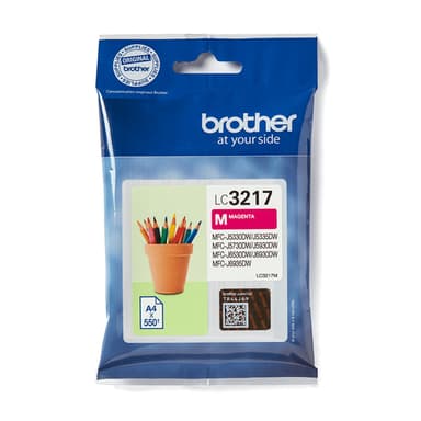 Brother LC3217M - Magenta - original - ink cartridge - for INKvestment Business Smart Plus MFC-J5930, INKvestment Business Smart Pro MFC-J6935