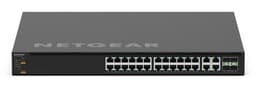 NETGEAR M4350-24M4X4V - Switch - L3 - Managed - 24 x 100/1000/2.5G (PoE++) + 4 x 100/1000/2.5G/5G/10G (PoE++) + 4 x 25 Gigabit SFP28 - front to back airflow - desktop, rack-mountable - PoE++ (2520 W)
