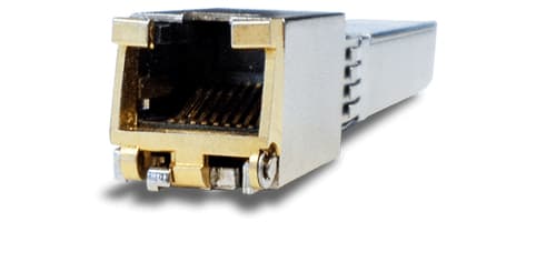 Allied Telesis AT SP10TM - SFP+ transceiver module - 10GbE, 5GbE, 2.5GbE - over CAT 5e/6a/7 - 10GBase-T - RJ-45 - up to 100 m - TAA Compliant - for AT x240, CentreCOM AT-GS970EMX/52, CentreCOM SE240 Series, SwitchBlade AT SBX81GC40