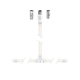 Hama DAB+/FM Dipole Antennna, White