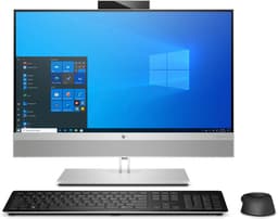 HP EliteOne 800 G8 - All-in-one Core i7 11700 / up to 4.9 GHz - vPro - RAM 32 GB - SSD 1 TB - NVMe, TLC - UHD Graphics 750 - Gigabit Ethernet - Win 10 Pro (includes Win 11 License) - monitor: LED 23.8" 1920 x 1080 (Full HD) @ 60 Hz - keyboard: UK