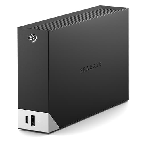 Seagate One Touch with hub STLC4000400 - Hard drive - 4 TB - external (desktop) - USB 3.0 - black - with Seagate Rescue Data Recovery
