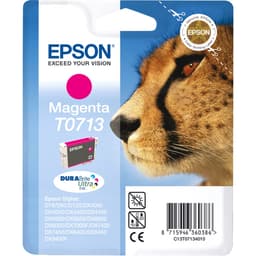 Epson T0713 - 5.5 ml - magenta - original - blister - ink cartridge - for Stylus DX9400, SX115, SX210, SX215, SX218, SX415, SX515, SX610, Stylus Office BX310, BX610