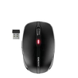 CHERRY MW 8C ADVANCED - Mouse - ergonomic - optical - 6 buttons - wireless - 2.4 GHz, Bluetooth 4.0 - USB wireless receiver - black