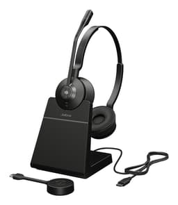 Jabra Engage 55 SE Stereo - Headset - on-ear - DECT - wireless - USB-C via DECT adapter - Certified for Microsoft Teams