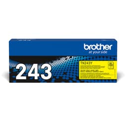 Brother TN243Y - Yellow - original - toner cartridge - for Brother DCP-L3510, L3517, L3550, HL-L3210, L3230, L3270, MFC-L3710, L3730, L3750, L3770