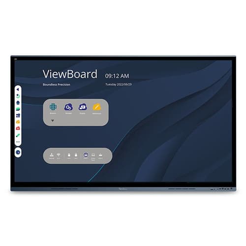 ViewSonic ViewBoard IFP6562 - 65" Diagonal Class (64.5" viewable) - 62 Series LED-backlit LCD display - interactive - with touchscreen (multi touch) / 6-microphone array / optional slot-in PC capability - 4K UHD (2160p) 3840 x 2160 - Direct LED