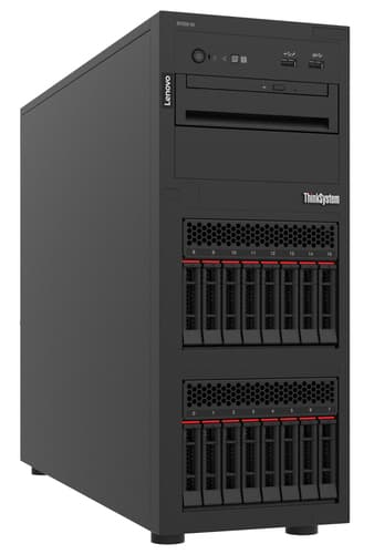 Lenovo ThinkSystem ST250 V2 7D8F - Server - tower 4U - 1-way - 1 x Xeon E-2356G / up to 5 GHz - RAM 32 GB - hot-swap 2.5" bay(s) - no HDD - Matrox G200 - Gigabit Ethernet - no OS - monitor: none