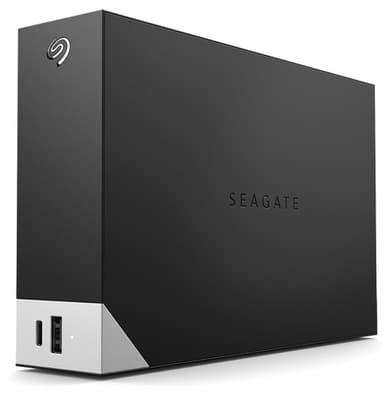 Seagate One Touch with hub STLC12000402 - Hard drive - 12 TB - external (desktop) - USB 3.0 - black - with Seagate Rescue Data Recovery