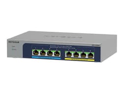 NETGEAR Plus MS108EUP - Switch - Managed - 4 x 100/1000/2.5G (PoE++) + 4 x 100/1000/2.5G (PoE+) - desktop, wall-mountable - PoE++ (230 W)
