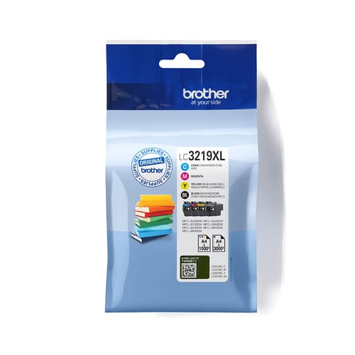 Brother LC3219XL Value Pack - 4-pack - XL - black, yellow, cyan, magenta - original - ink cartridge - for Brother MFC-J5330, J5335, J5730, J5930, J6935, Business Smart Pro MFC-J6930