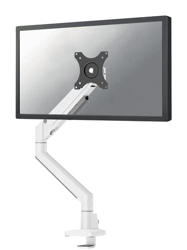 Neomounts NEXT Slim DS70-250WH1 - Mounting kit (articulating arm) - full-motion - for Monitor - aluminium - white - screen size: 17"-35" - desk-mountable