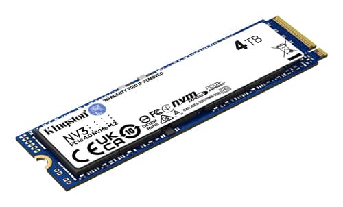Kingston NV3 - SSD - 4 TB - internal - M.2 2280 - PCIe 4.0 x4 (NVMe)