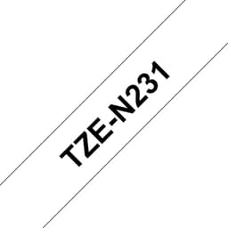 Brother TZe-N231 - Black on white - Roll (1.2 cm x 8 m) 1 cassette(s) non-laminated tape - for Brother PT-D600, H110, P-Touch PT-1005, 1010, D210, D450, E310, E550, H110, P900, P950