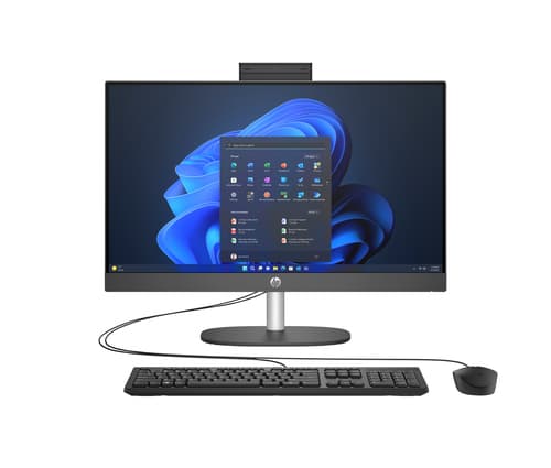 HP ProOne 240 G10 - All-in-one Core i5 1335U / up to 4.6 GHz - RAM 16 GB - SSD 512 GB - NVMe - Intel Iris Xe Graphics - Gigabit Ethernet, Bluetooth 5.3, IEEE 802.11ax (Wi-Fi 6) - Win 11 Pro - monitor: LED 23.8" 1920 x 1080 (Full HD) @ 60 Hz - keyboard: UK