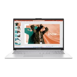 ASUS Vivobook Go 15 E1504GA-NJ570WS - 180-degree hinge design - Intel N-series - N100 / up to 3.4 GHz - Win 11 Home in S mode - UHD Graphics - 4 GB RAM - 128 GB SSD UFS 2.1 - 15.6" 1920 x 1080 (Full HD) - Wi-Fi 6E, Bluetooth - cool silver
