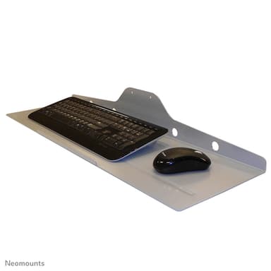Neomounts KEYB-V100 - Mounting component (shelf) - for keyboard / mouse - silver - mounting interface: 75 x 75 mm