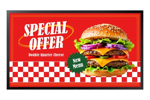 Samsung OH46DX - 46" Diagonal Class (45.9" viewable) - OHDX Series LED-backlit LCD display - digital signage outdoor - full sun - Tizen OS - 1080p 1920 x 1080 - slate black — image 1