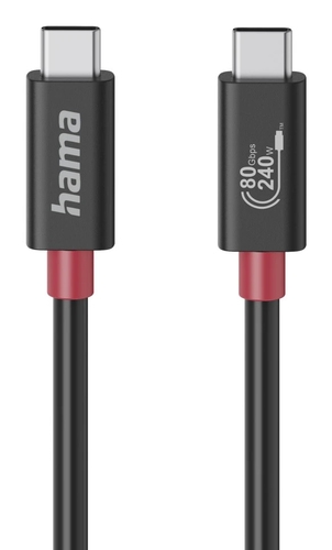 USBC CABLE GEN4 240W 1M BLACK — image 1