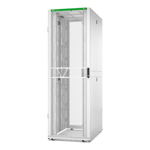 APC NetShelter SX Gen 2 - Rack cabinet - 2258H x 750W x 1200D mm, with Sides - floor-standing - white - 48U - 19" - TAA Compliant