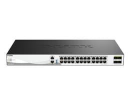 D-Link DXS 3130-28 - Switch - L3 - Managed - 24 x 100/1000/2.5G/5G/10GBase-T + 4 x 10 Gigabit / 25 Gigabit SFP28 - rack-mountable
