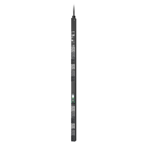 APC NetShelter Rack PDU Advanced - Power distribution unit (rack-mountable) - metered outlet - AC 400/415 V - 17.3 kW - 17300 VA - 3-phase - Ethernet 10/100/1000 - input: IEC 60309 530P6 - output connectors: 48 (24 x IEC 60320 C13/C15, 24 x IEC 60320 C13/C15/C19/C21) - 0U - 1.8 m cord - black