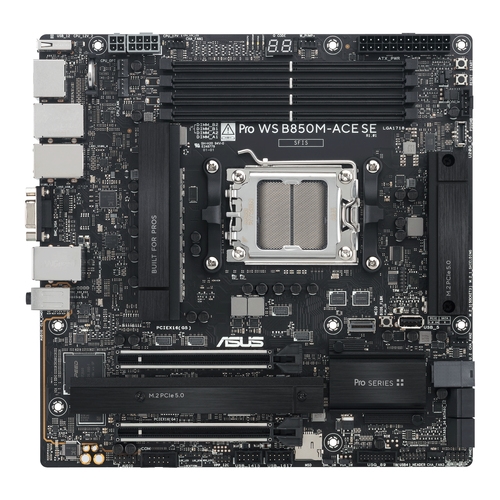 ASUS Pro WS B850M-ACE SE - motherboard - micro ATX - Socket AM5 - AMD B850 — image 1