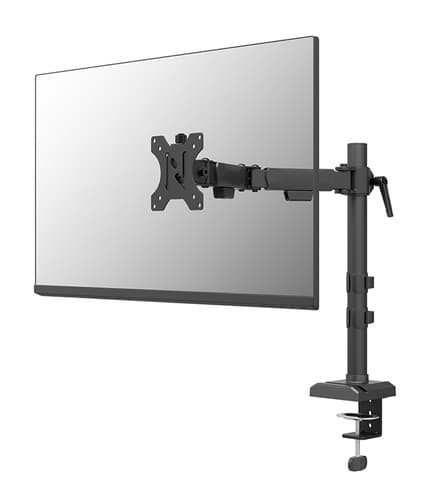 Neomounts DS60-600BL1 - Mounting kit (monitor arm, grommet clamp) - full-motion - for Monitor - steel - black - screen size: 10"-32" - desk-mountable