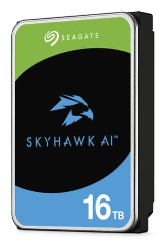 Seagate SkyHawk AI ST16000VE004 - Hard drive - 16 TB - internal - 3.5" - SATA 6Gb/s - buffer: 512 MB - with 3 years Seagate Rescue Data Recovery