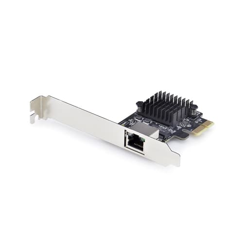 StarTech.com 1-Port 5G Gigabit PCIe Network Adapter Card, TAA Compliant - Network adapter - PCI Express 3.1 x1 low profile - 5GBase-T x 1 - black - TAA Compliant