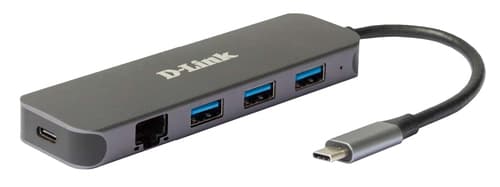 D-Link DUB-2334 - Docking station - USB-C - HDMI - 1GbE