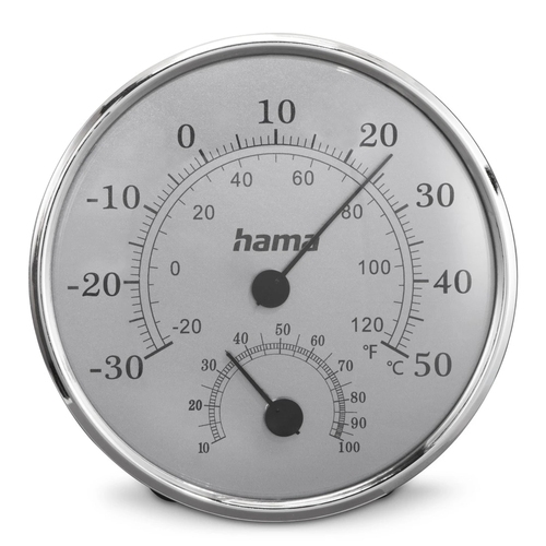SAIPAN THERMOMETER HYGROMETER SIL — image 1