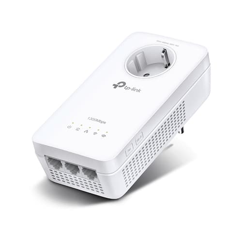 TP-Link TL-WPA8631P V4 - Powerline adapter 1GbE, HomePlug AV (HPAV), HomePlug AV (HPAV) 2.0, IEEE 1901 - Wi-Fi 5 - Dual Band - wall-pluggable