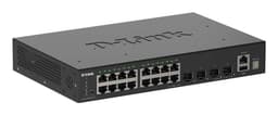 D-Link DGS 1530-20 - Switch - smart - 16 x 10/100/1000 + 4 x 10 Gigabit SFP+ - rack-mountable