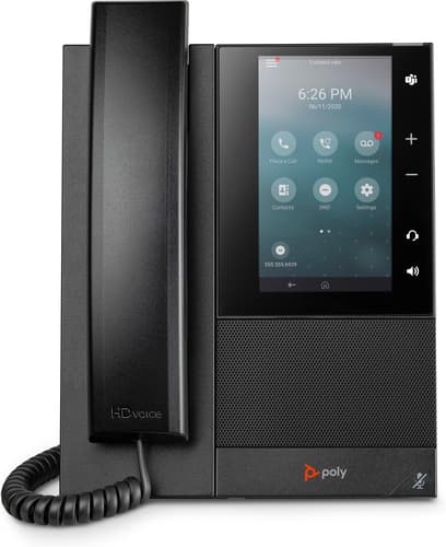 Poly CCX 505 - VoIP phone - SIP, SDP, RTCP, RTP, SRTP