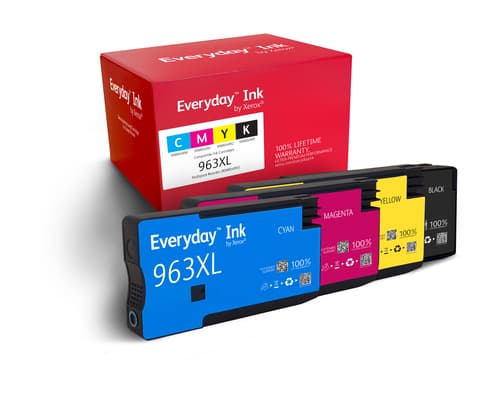 Everyday - 4-pack - High Yield - black, yellow, cyan, magenta - compatible - remanufactured - ink cartridge (alternative for: HP 963XL)