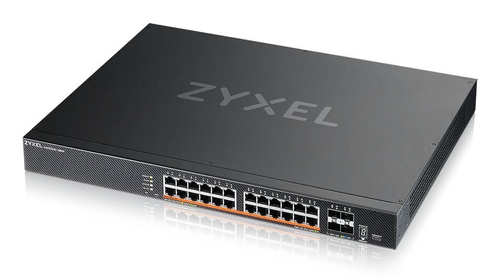 Zyxel XMG2230-28HP Managed L2/L3 2.5G Ethernet (100/1000/2500) Power over Ethernet (PoE) 1U Black — image 1
