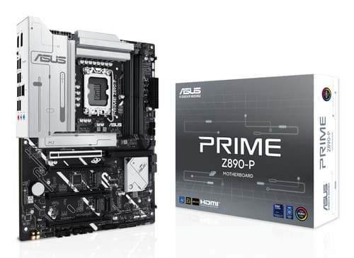 ASUS PRIME Z890-P - Motherboard - micro ATX - LGA1851 Socket - Z890 Chipset - USB-C 3.2 Gen 2x2, USB 3.2 Gen 2, USB 3.2 Gen 1, USB-C 3.2 Gen 1 - 2.5 Gigabit LAN - onboard graphics (CPU required) - HD Audio (8-channel)