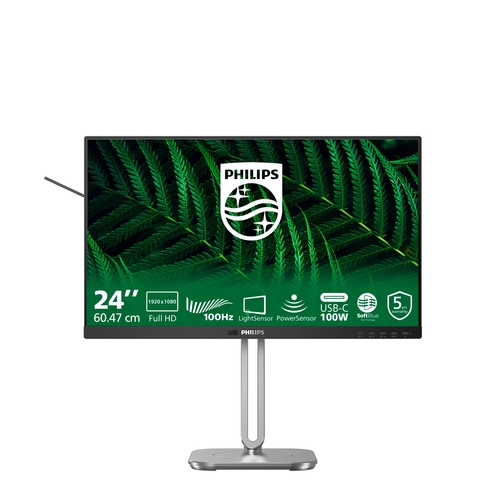 Philips 24B2G5301 - 5000 Series - LED monitor - USB - 24" (23.8" viewable)