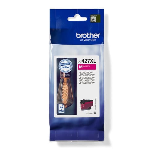 Brother LC427XLM - High capacity - magenta - original - ink cartridge - for Brother HL-J6010DW, MFC-J5955DW, MFC-J6955DW, MFC-J6957DW