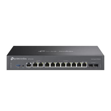 TP-Link Omada ER7412-M2 V1 - Router 12-port switch - 1GbE, 2.5GbE - WAN ports: 12 - rack-mountable