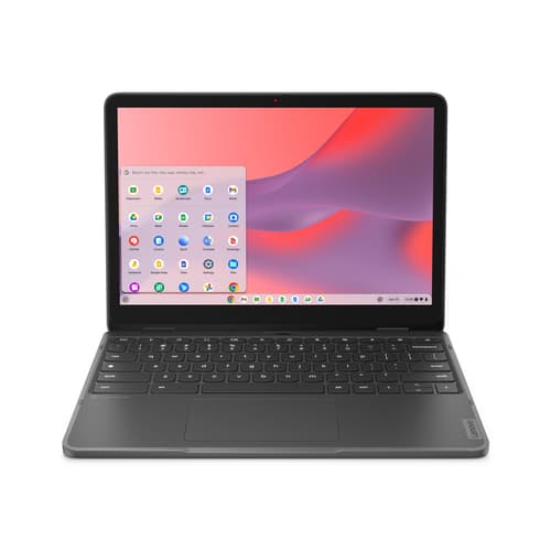 Lenovo 500e Yoga Chromebook Gen 4 82W4 - Flip design - Intel N-series - N100 / up to 3.4 GHz - Chrome OS - UHD Graphics - 8 GB RAM - 64 GB eMMC - 12.2" IPS touchscreen 1920 x 1200 - Wi-Fi 6E - graphite grey - kbd: UK