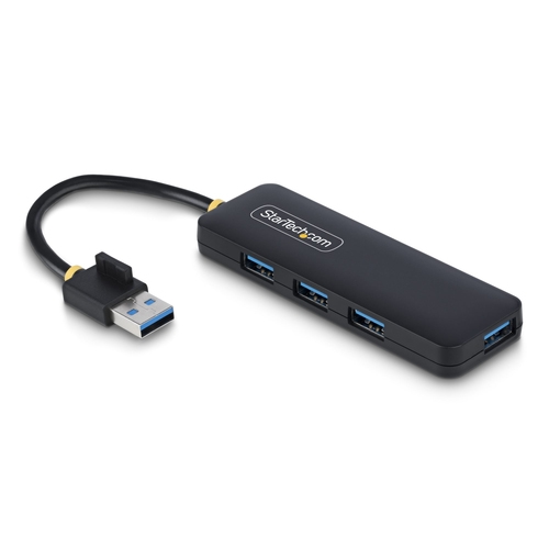 StarTech.com 4-Port USB-A Hub, 5Gbps, Bus Powered, Small Travel Mini Hub - Hub - 4 x USB 3.2 Gen 1 - desktop — image 1