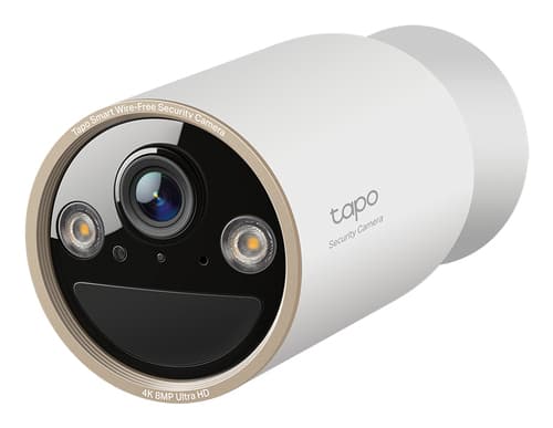 Tapo C460 V1 - Network surveillance camera - indoor, outdoor - weatherproof - colour (Day&Night) - 8 MP - 3840 x 2160 - 4K - fixed focal - audio - wireless - Wi-Fi - 2.4GHz radio, 5GHz radio - H.265, H.264